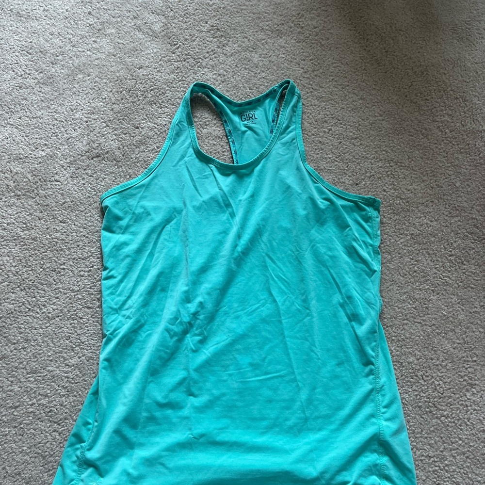Athleta girl blue tank top